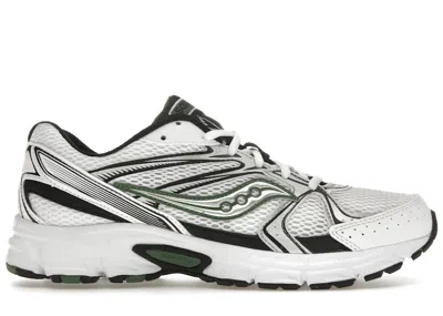 Pre-owned Saucony Men's  Ride Millennium Black Sneakers In White/green