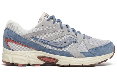 Pre-owned Saucony Men's  Ride Millennium Designed In Venice Sneakers In Dark Grey/navy Blue In Multi