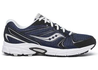 Pre-owned Saucony Men's  Ride Millennium Matte Grey Sneakers In Navy Blue