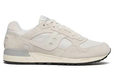 Pre-owned Saucony Men's  Shadow 5000 Cream Sneakers In White