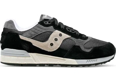Pre-owned Saucony Men's  Shadow 5000 Grey Beige Sneakers In Black