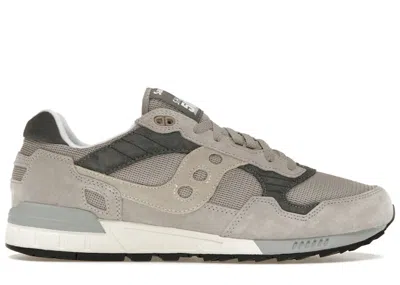 Pre-owned Saucony Men's  Shadow 5000 Grey Sneakers In Sand/white