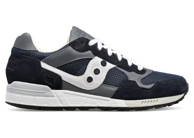 Pre-owned Saucony Men's  Shadow 5000 Made In Italy Sneakers In Navy Blue/white In Multi