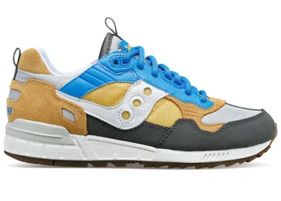 Pre-owned Saucony Men's  Shadow 5000 Outdoor Sneakers In Navy Blue/camel