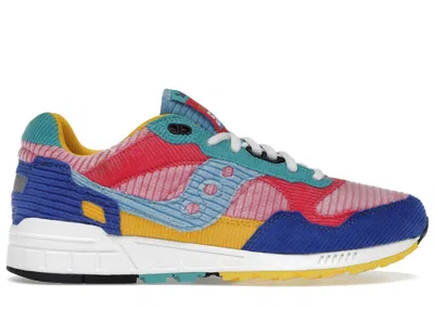 Pre-owned Saucony Men's  Shadow 5000 Patchwork Sneakers In Pink/blue