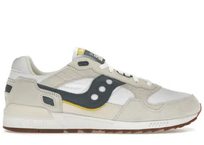 Pre-owned Saucony Men's  Shadow 5000 Premium Ivy Prep Sneakers In White/navy Blue