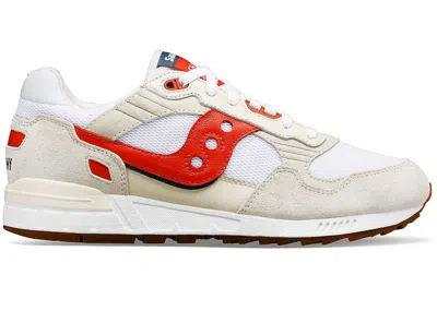Pre-owned Saucony Men's  Shadow 5000 Premium Ivy Prep Sneakers In White/red In Multi
