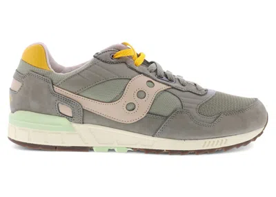 Pre-owned Saucony Men's  Shadow 5000 Premium Sneakers In Grey/orange In Multi