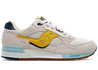 Pre-owned Saucony Men's  Shadow 5000 Premium Sneakers In Light Sand/white/yellow