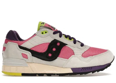 Pre-owned Saucony Men's  Shadow 5000 Purple Sneakers In Beige/pink In Multi