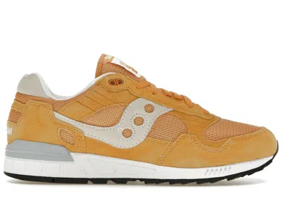 Pre-owned Saucony Men's  Shadow 5000 Sneakers In Mustard/silver In Multi