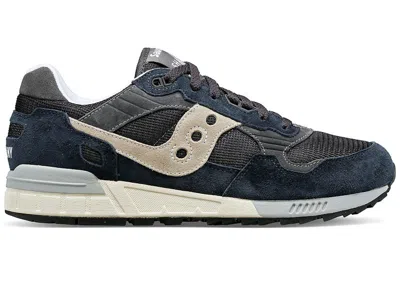 Pre-owned Saucony Men's  Shadow 5000 Sneakers In Navy Blue Grey