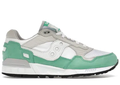 Pre-owned Saucony Men's  Shadow 5000 Sneakers In White/green In Multi