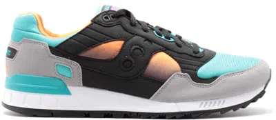 Pre-owned Saucony Men's  Shadow 5000 West Nyc Tequila Sunrise Sneakers In Black/aqua In Multi