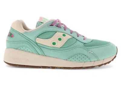 Pre-owned Saucony Men's  Shadow 6000 Earth Citizen Sneakers In Aqua/white