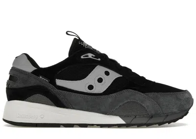 Pre-owned Saucony Men's  Shadow 6000 Gtx Grey Sneakers In Black