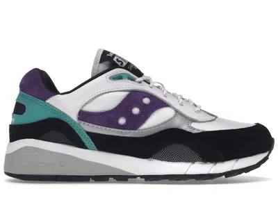 Pre-owned Saucony Men's  Shadow 6000 Into The Void Sneakers In White/teal/purple