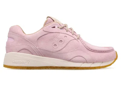Pre-owned Saucony Men's  Shadow 6000 Moc Crepe Sneakers In Pink
