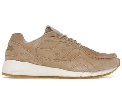 Pre-owned Saucony Men's  Shadow 6000 Moc Crepe Sneakers In Sand