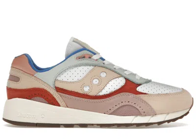 Pre-owned Saucony Men's  Shadow 6000 Premium Sneakers In White