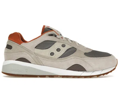 Pre-owned Saucony Men's  Shadow 6000 Sneakers In Beige/grey