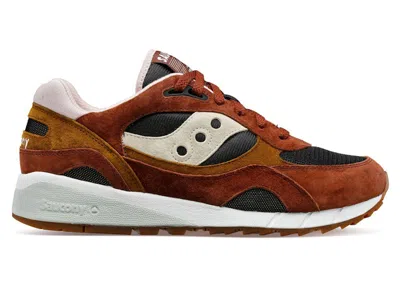 Pre-owned Saucony Men's  Shadow 6000 Sneakers In Brown/black In Multi