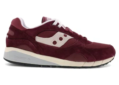 Pre-owned Saucony Men's  Shadow 6000 Sneakers In Burgundy