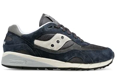 Pre-owned Saucony Men's  Shadow 6000 Sneakers In Navy Blue/grey In Multi