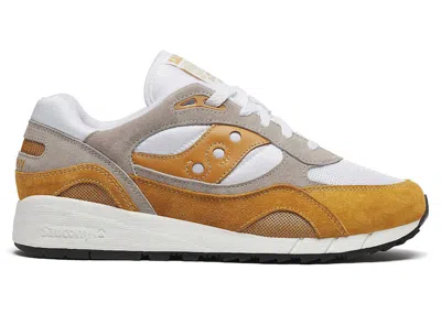 Pre-owned Saucony Men's  Shadow 6000 Sneakers In White/beige