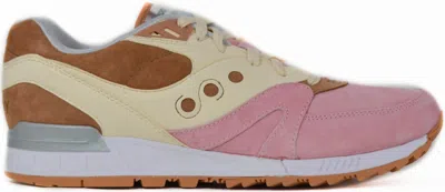Pre-owned Saucony Men's  Shadow Master Extra Butter Space Snack Sneakers In Pink/tan/beige