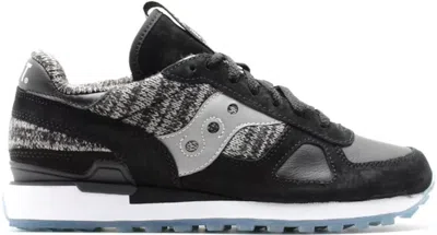 Pre-owned Saucony Men's  Shadow Original Bait Cruel World 3 Sneakers In Black/grey