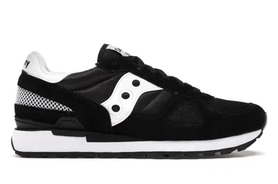 Pre-owned Saucony Men's  Shadow Original Sneakers In Black/white In Multi
