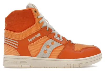 Pre-owned Saucony Men's  Spotbilt Sonic High Trinidad James Hommewrk Luisa Harris Sneakers In Orange