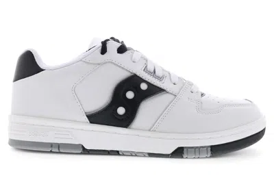 Pre-owned Saucony Men's  Spotbilt Sonic Low Sneakers In White/black In Multi