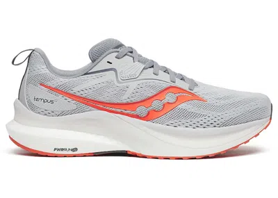 Pre-owned Saucony Men's  Tempus 2 Sneakers In Cloud/pepper In Gray