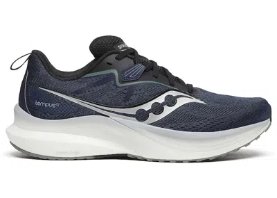 Pre-owned Saucony Men's  Tempus 2 Sneakers In Navy Blue/black In Multi