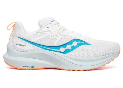 Pre-owned Saucony Men's  Tempus 2 Sneakers In White/viziblue In Multi