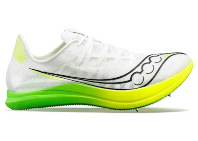 Pre-owned Saucony Men's  Terminal Vt Sneakers In White/slime