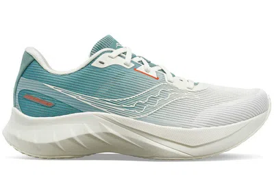 Pre-owned Saucony Men's  Tide 2 Sneakers In White/teal In Multi