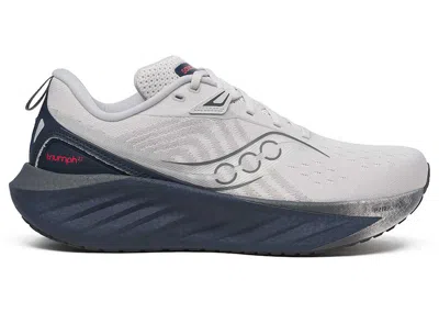Pre-owned Saucony Men's  Triumph 22 Sneakers In Cloud/navy Blue