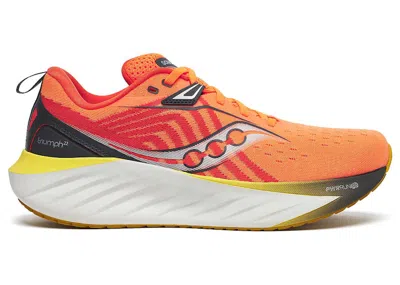Pre-owned Saucony Men's  Triumph 22 Sneakers In Spice/canary