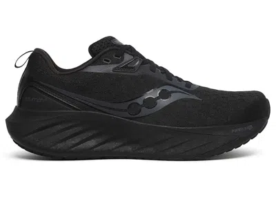 Pre-owned Saucony Men's  Triumph 22 Sneakers In Triple Black