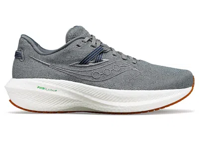 Pre-owned Saucony Men's  Triumph Rfg Sneakers In Navy Blue