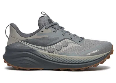 Pre-owned Saucony Men's  Xodus Ultra 3 Sneakers In Cinder/shadow
