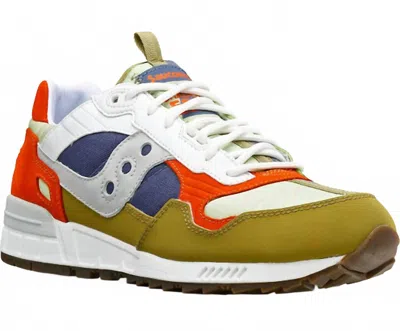 Saucony Men's Shadow 5000 Outdoor Low Top Sneakers In Green Multi
