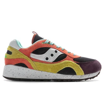 Saucony Men's Shadow 6000 Trailian Low Top Sneakers In Coral/mustard In Multi