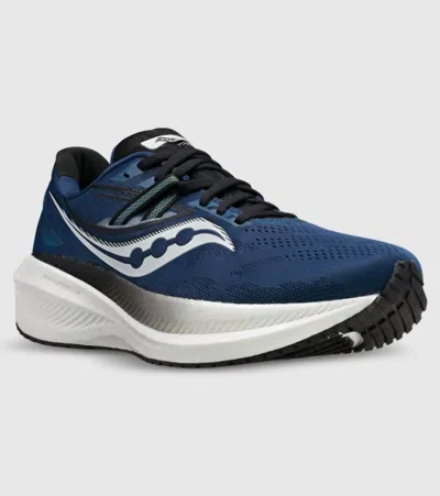 Saucony Men's Triumph 20 In Twilight/rain In Blue