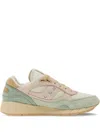 Saucony Mesh-panelled Sneakers In Neutral