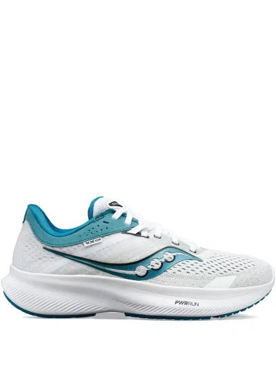 Saucony Mesh-panelled Sneakers In White