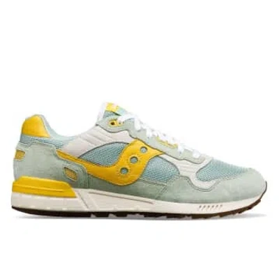 Saucony Mint Yellow 5000 Hombre Shadow Shoes In Green
